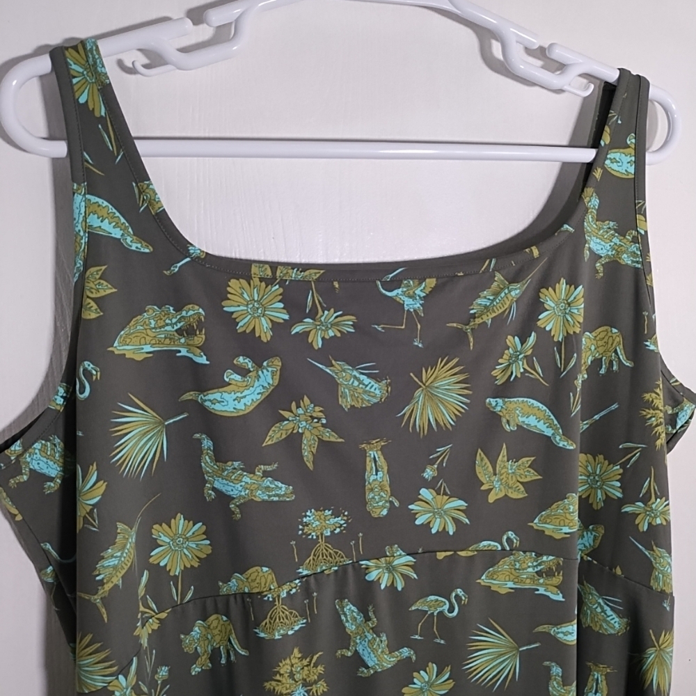 Columbia PFG Freezer lll Dress 3X Cypress Floridays Tank Golf Performance UPF 50 - Picture 4 of 10